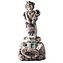 Pure Garden Polyresin Outdoor Fountain with Pump, Cherub~#|#~m001560904_sc7