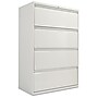 Alera® Four-Drawer Lateral File Cabinet, 36w x 18d x 52 1/2h, Light Gray (ALELF3654LG)~#|#~m001571792_sc7