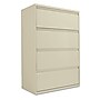 Alera® Four-Drawer Lateral File Cabinet, 36w x 19-1/4d x 54h, Putty~#|#~m001571797_sc7