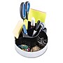 Rotating Desk Organizer, Plastic, 6w x 5-3/4d x 4-1/2h, Black/Silver~#|#~m001572325_sc7