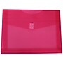 JAM Paper Standard Plastic Document File, Letter, Fuchsia Pink, 12/Pack (218V2FU)~#|#~m001611159_sc7