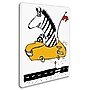 Trademark Carla Martell "Zippy Zebra" Gallery-Wrapped Canvas Art, 35" x 47"~#|#~m001695883_sc7