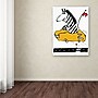 Trademark Carla Martell "Zippy Zebra" Gallery-Wrapped Canvas Art, 35" x 47"~#|#~m001695884_sc7