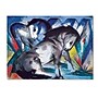 Trademark Franz Marc "Two Horses 1913" Gallery-Wrapped Canvas Art, 14" x 19"~#|#~m001696965_sc7