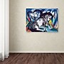 Trademark Franz Marc "Two Horses 1913" Gallery-Wrapped Canvas Art, 14" x 19"~#|#~m001696967_sc7
