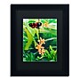 Trademark Kurt Shaffer "Hecale Longwing on Orchid" Art, Black Matte With Black Frame, 11" x 14"~#|#~m001697697_sc7