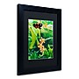 Trademark Kurt Shaffer "Hecale Longwing on Orchid" Art, Black Matte With Black Frame, 11" x 14"~#|#~m001697698_sc7