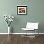 Trademark Rio "Tuscany Courtyard" Art, White Matte With Black Frame, 16" x 20"~#|#~m001698557_sc7