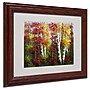 Trademark Rio "Indian Summer" Art, White Matte With Wood Frame, 11" x 14"~#|#~m001698602_sc7