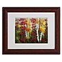 Trademark Rio "Indian Summer" Art, White Matte With Wood Frame, 11" x 14"~#|#~m001698603_sc7