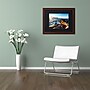 Trademark David Ayash "Sunrise Over the Atlantic in Maine" Art, Black Matte W/Wood Frame, 16" x 20"~#|#~m001699566_sc7