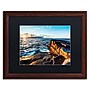 Trademark David Ayash "Sunrise Over the Atlantic in Maine" Art, Black Matte W/Wood Frame, 16" x 20"~#|#~m001699570_sc7