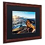 Trademark David Ayash "Sunrise Over the Atlantic in Maine" Art, Black Matte W/Wood Frame, 16" x 20"~#|#~m001699571_sc7