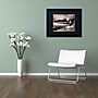 Trademark David Ayash "NYC" Art, Black Matte With Black Frame, 11" x 14"~#|#~m001699597_sc7