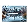 Trademark David Ayash "Frozen Central Park Lake I" Gallery-Wrapped Canvas Art, 22" x 32"~#|#~m001700095_sc7