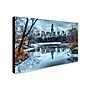 Trademark David Ayash "Frozen Central Park Lake I" Gallery-Wrapped Canvas Art, 22" x 32"~#|#~m001700096_sc7