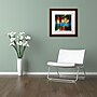 Trademark Ricardo Tapia "Night Reflection" Canvas Art, White Matte W/Wood Frame, 11" x 11"~#|#~m001700154_sc7
