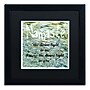 Trademark Michelle Calkins "Namaste with Water Pool" Art, Black Matte With Black Frame, 16" x 16"~#|#~m001700590_sc7