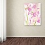 Trademark Sheila Golden "Amaryllis Blossoming" Gallery-Wrapped Canvas Art, 24" x 32"~#|#~m001704945_sc7