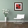 Trademark Daphne Brissonnet "Petals and Wings II" Art, White Matte W/Wood Frame, 11" x 11"~#|#~m001706072_sc7