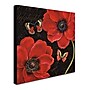 Trademark Daphne Brissonnet "Petals and Wings III" Gallery-Wrapped Canvas Art, 18" x 18"~#|#~m001706294_sc7