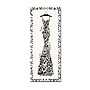 Trademark Emily Adams "Couture Noir Original II with Border" Gallery-Wrapped Canvas Art, 20" x 47"~#|#~m001706673_sc7