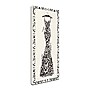 Trademark Emily Adams "Couture Noir Original II with Border" Gallery-Wrapped Canvas Art, 20" x 47"~#|#~m001706674_sc7