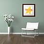 Trademark Sue Schlabach "Letterpress Dream" Art, White Matte With Wood Frame, 11" x 11"~#|#~m001706788_sc7