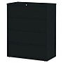 Lorell Receding Lateral File with Roll Out Shelves, Black (LLR43515)~#|#~m001835285_sc7