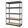 Lorell Riveted Steel Shelving, Black, 72" (LLR60624)~#|#~m001835472_sc7