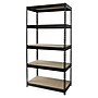 Lorell Riveted Steel Shelving, Black, 36" W (LLR61621)~#|#~m001835562_sc7