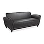 Lorell Leather Reception Sofa, Black (LLR68950)~#|#~m001835712_sc7