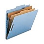 Nature Saver Recycled Classification Folder, Letter, Blue, 2 Dividers, 2 in. Capacity, 10/Box (NATSP17205)~#|#~m001836353_sc7