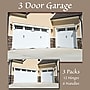 Household Essentials 66-Piece Decorative Garage Handle and Hinge Magnets for Steel Doors, Black (HH240)~#|#~m001925237_sc7