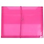 JAM Paper Standard Plastic Document File, 1 Pocket, Letter, Fuchsia Pink, 12/Pack (218E25FUB)~#|#~m002168379_sc7