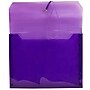 JAM Paper Standard Plastic Document File, 1 Pocket, Letter, Purple (218E25PU)~#|#~m002168393_sc7