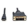Tripp Lite P566-006 6' Mini HDMI to DVI Male/Male Monitor Video Cable, Black~#|#~m002253183_sc7