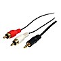 StarTech 3 ft Stereo Audio Cable - 3.5mm Male to 2x RCA Male~#|#~m002255528_sc7