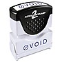Accu-Stamp2 One-Color Pre-Inked Shutter Message Stamp, VOID, 1/2" x 1-5/8" Impression, Blue Ink (035584)~#|#~m002272648_sc7