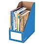 Bankers Box® Extra-Wide Magazine File, 6 1/4" x 12 1/4" x 13", Blue, 3/Pack (FEL3380801)~#|#~m002272867_sc7