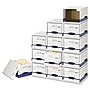 Bankers Box® Storage Drawers with PRESTO™ Heavy-Duty Boxes, Letter/Legal, White/Blue, 6/Carton (2162601)~#|#~m002273908_sc7