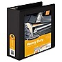 Wilson Jones 385 Heavy Duty 4" 3-Ring View Binders, D-Ring, Black (WLJ38554B)~#|#~m002274524_sc7