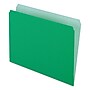 Pendaflex Two-Tone File Folder, Straight Cut, Letter Size, Bright Green, 100/Bx (PFX 152 BGR)~#|#~m002275411_sc7