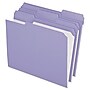 Pendaflex Two-Tone Recycled File Folder, 1/3-Cut Tab, Letter Size, Lavender, 100/Box (R152 1/3 LAV)~#|#~m002275549_sc7