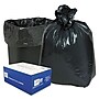 Classic Linear Low-Density Can Liners Trash Bags, 0.6 mil Thickness, Black, 10 gal, 500/Carton (WEBB24)~#|#~m002278016_sc7