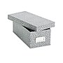 Oxford Reinforced Board Card File with Lift-Off Cover, 3" x 5", 1200-Capacity, Black, 4 1/4"H x 12"W x 5 5/8"D (40588)~#|#~m002293910_sc7