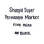 Sharpie Super Permanent Marker, Fine Tip, Black, Dozen (33001)~#|#~m002303363_sc7
