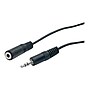 C2G 6ft 3.5mm M/F Stereo Audio Extension Cable, Black (40407)~#|#~m002363458_sc7