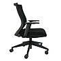 Eurotech CURV-BLKFF Curv Fabric Task Chair Adjustable Arms Black~#|#~m002480295_sc7