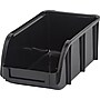 Staples® Stacking Bin, Black, 3"H x 4 1/8"W x 7 1/8"D (110065)~#|#~m002519542_sc7